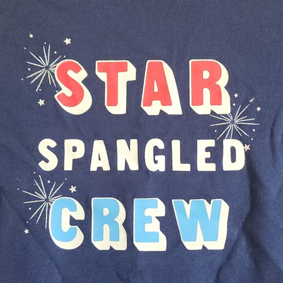 Carters - Unisex "Star Spangled Crew "Patriotic Bodysuit /Onesie Size 18 Months - Picture 3 of 5